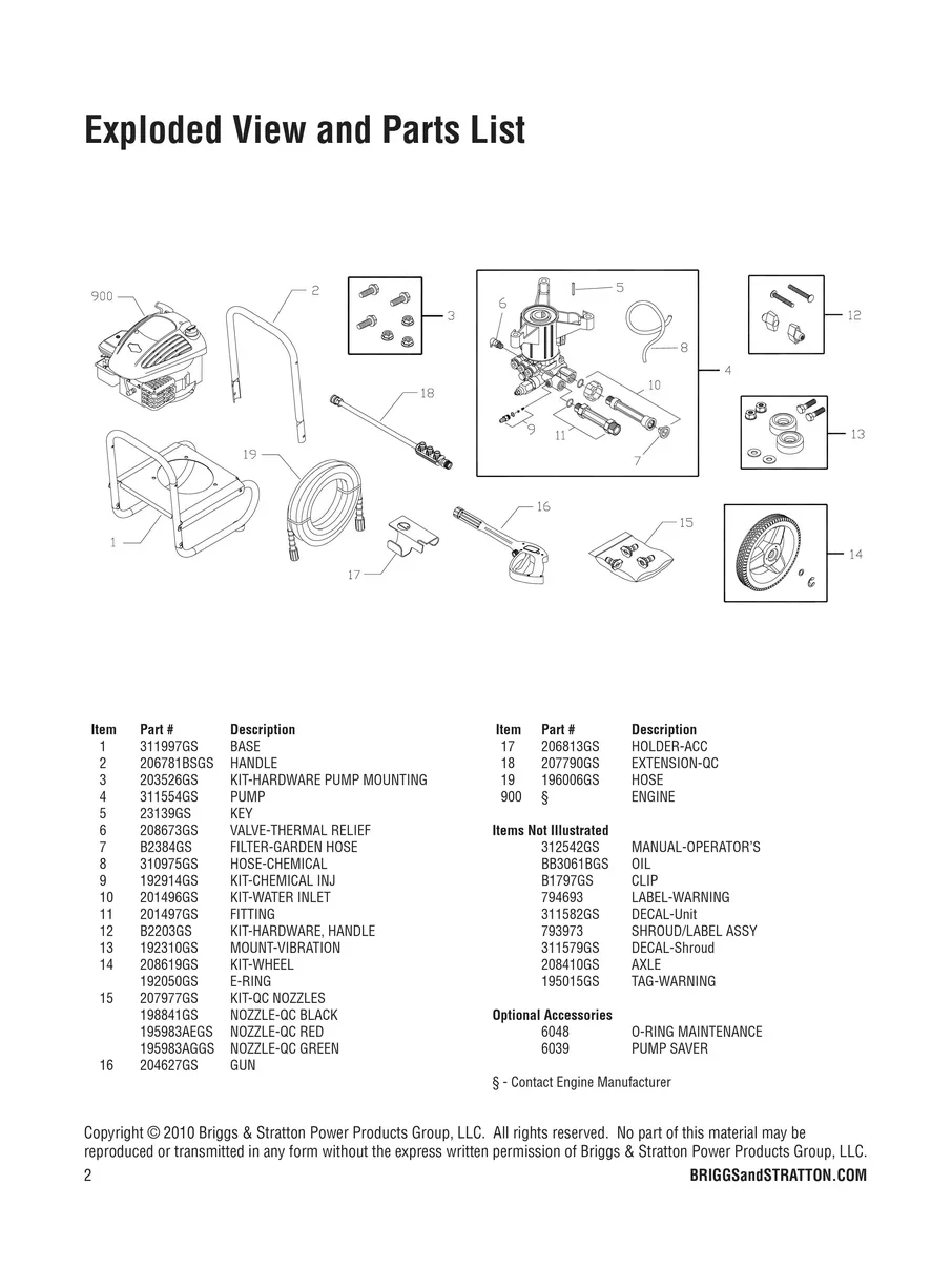 BRIGGS AND STRATTON, 020439-1, IPL.2